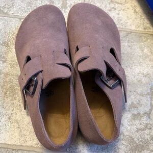 Birkenstock London BS faded purple US M12 regular fit NWOT